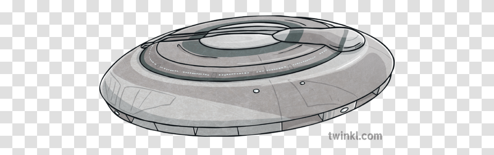 Alien Flying Saucer Spaceship Illustration Twinkl Circle, Cooktop, Indoors, Architecture, Building Transparent Png