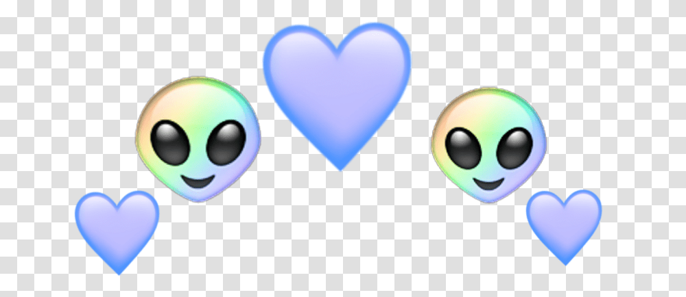 Alien Heart Emoji Rainbow Blue Aesthetic Pastelcolors Pastel Heart Emoji, Graphics, Suit, Overcoat, Clothing Transparent Png