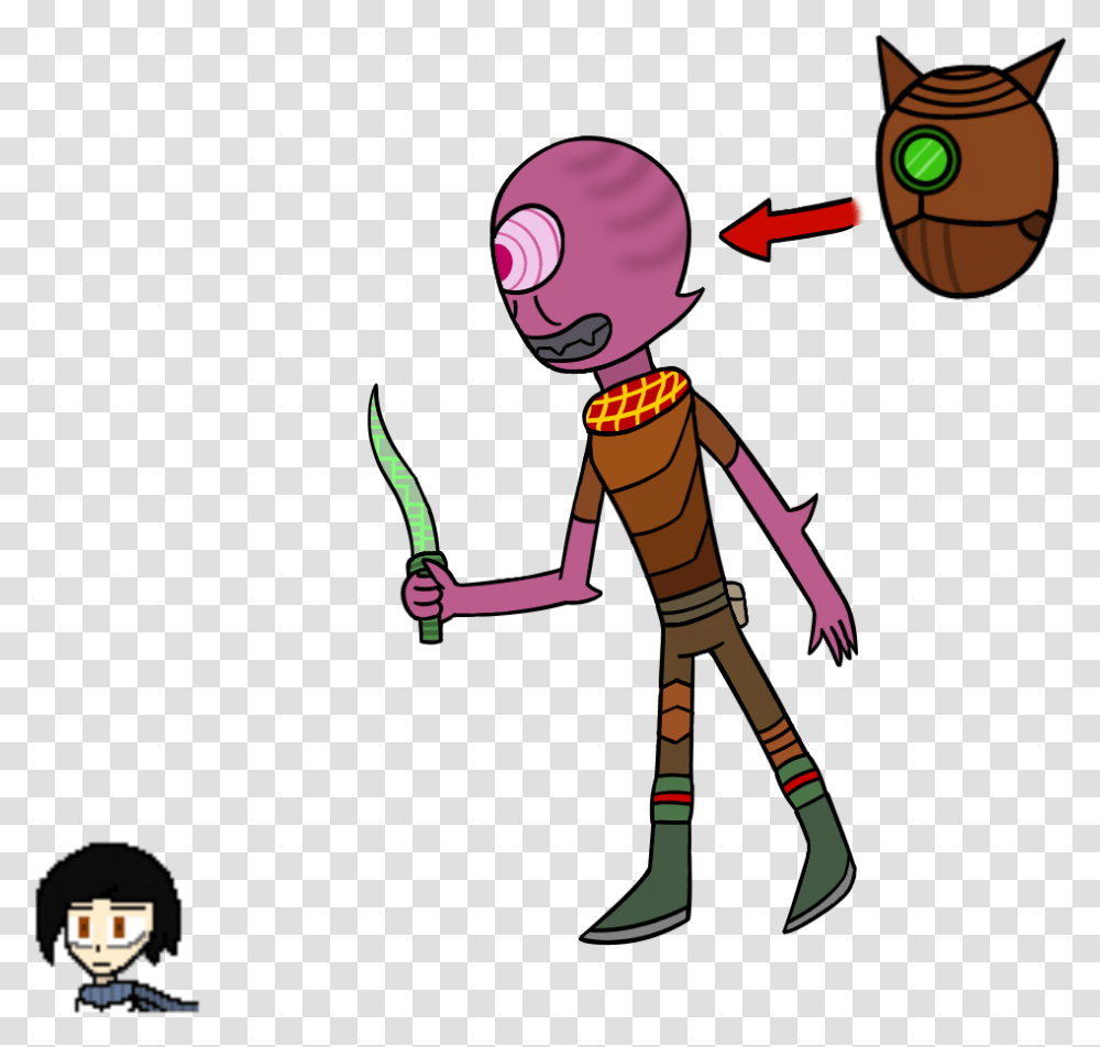 Alien Hitman Cartoon, Person, Human, People, Sport Transparent Png