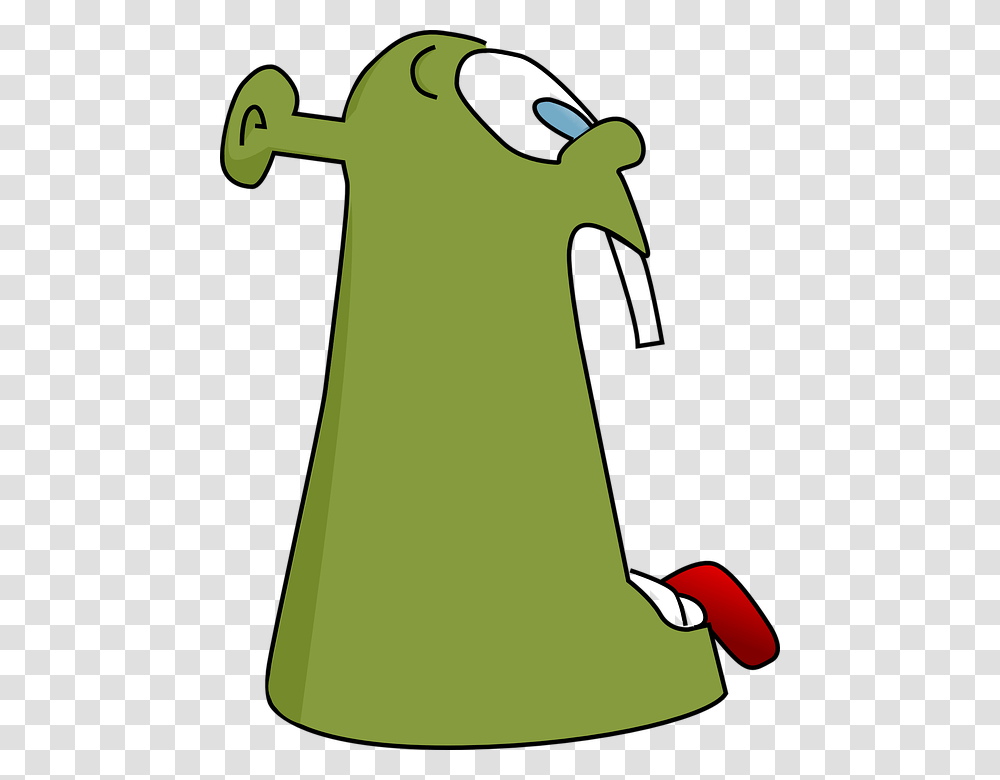 Alien Martian Green Monster Mouth Shrek Troll Monster, Axe, Tool, Apparel Transparent Png