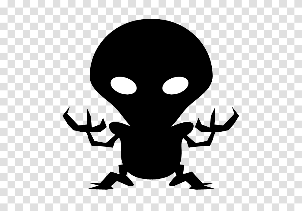 Alien Monster Free Icon Clip Art Material, Moon, Nature, Silhouette, Face Transparent Png