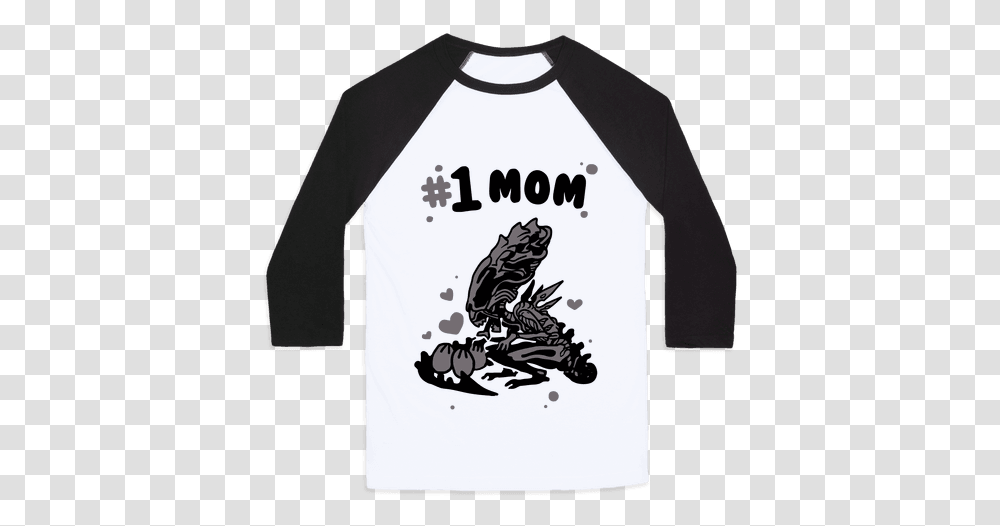 Alien Queen 1 Mom T Shirts Lookhuman Sci Fi Shirts Bird Box T Shirt, Sleeve, Clothing, Apparel, Long Sleeve Transparent Png
