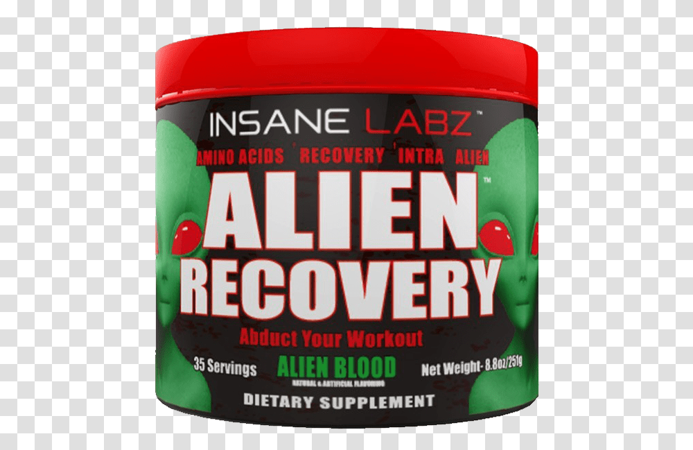 Alien Recovery By Insane Labz Alien Blood Insane Labz, Tin, Food, Can, Aluminium Transparent Png