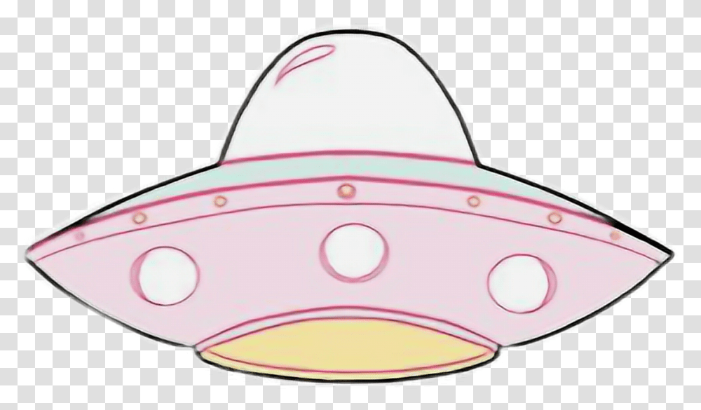 Alien Spaceship Clipart Cute Spaceship, Clothing, Apparel, Baseball Cap, Hat Transparent Png