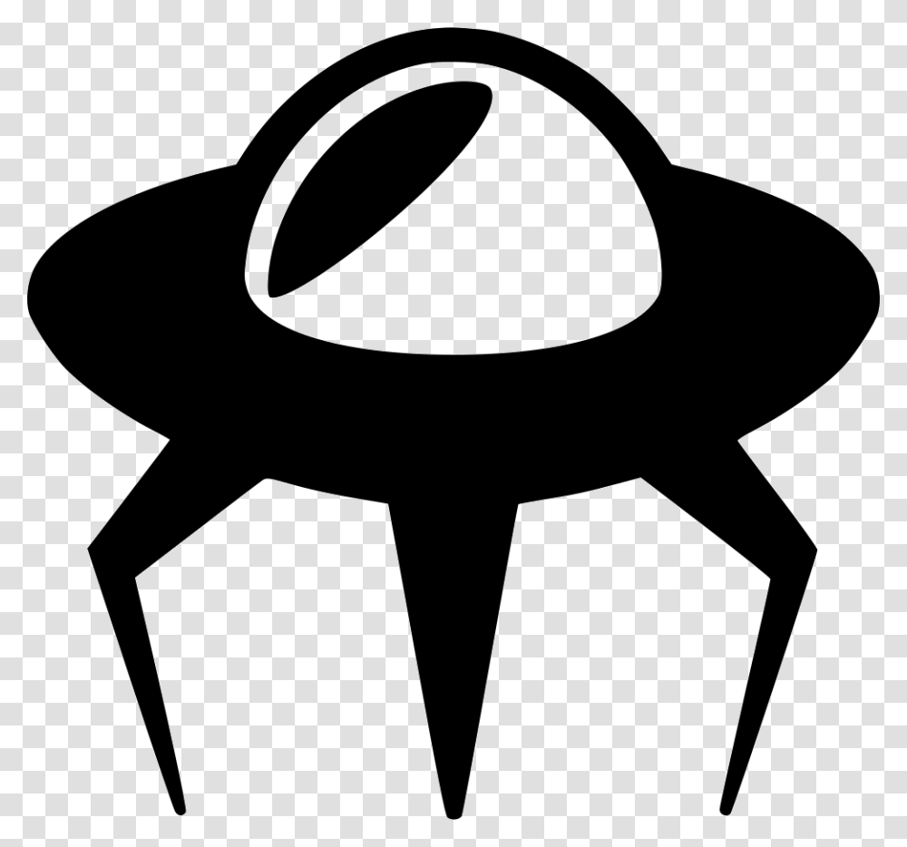 Alien Spaceship Icon Free Download, Silhouette, Stencil, Blow Dryer, Appliance Transparent Png