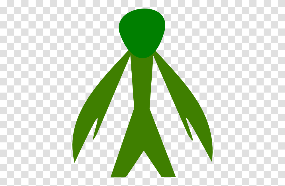 Alien Stick Figure Large Size, Green, Plant, Logo Transparent Png