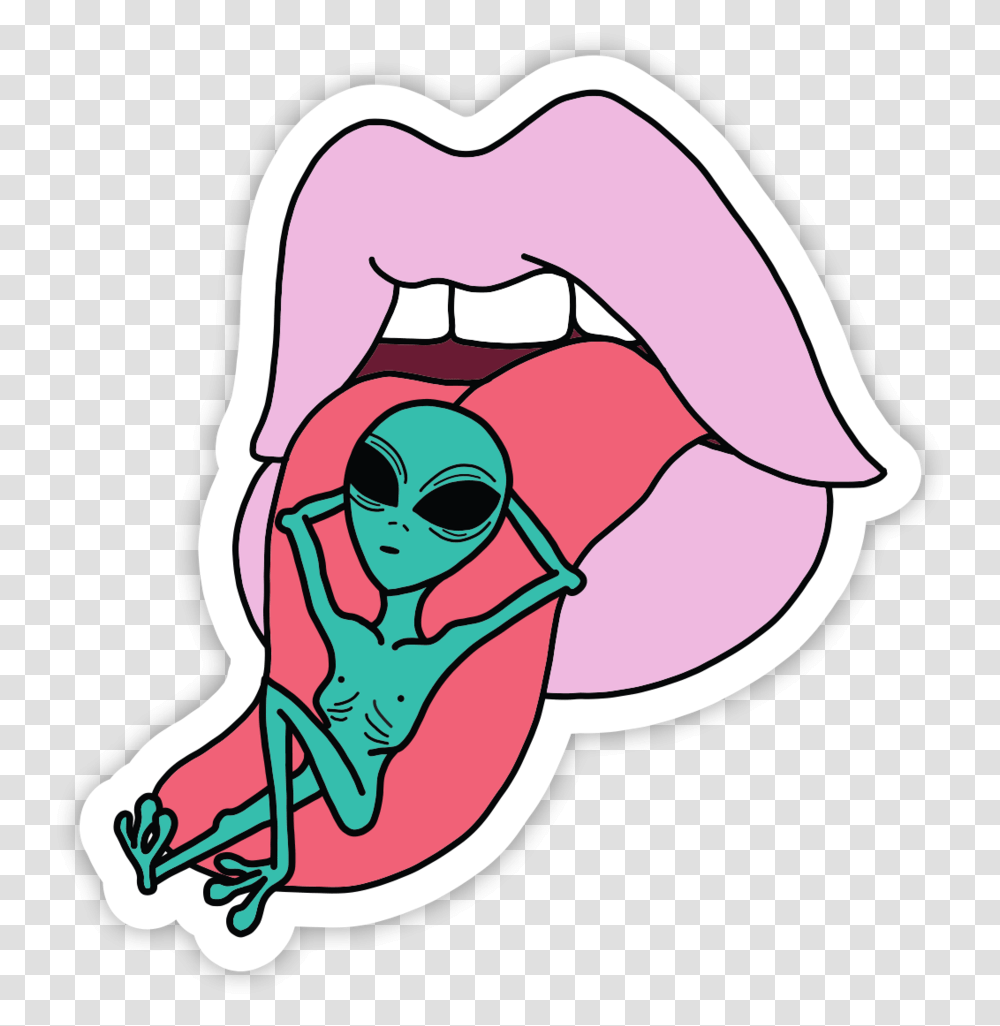 Alien Stickers, Mouth, Lip, Teeth, Tongue Transparent Png
