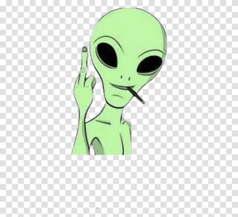 Alien Verde Extraterrestre Dibujo Ovni Alien, Helmet Transparent Png