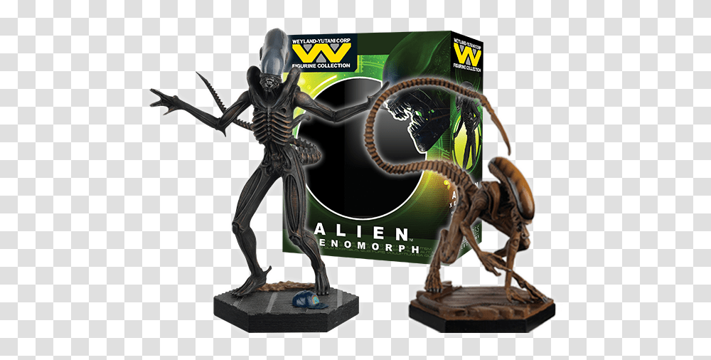 Alien Vs Predator Xenomorph Statue, Skeleton Transparent Png