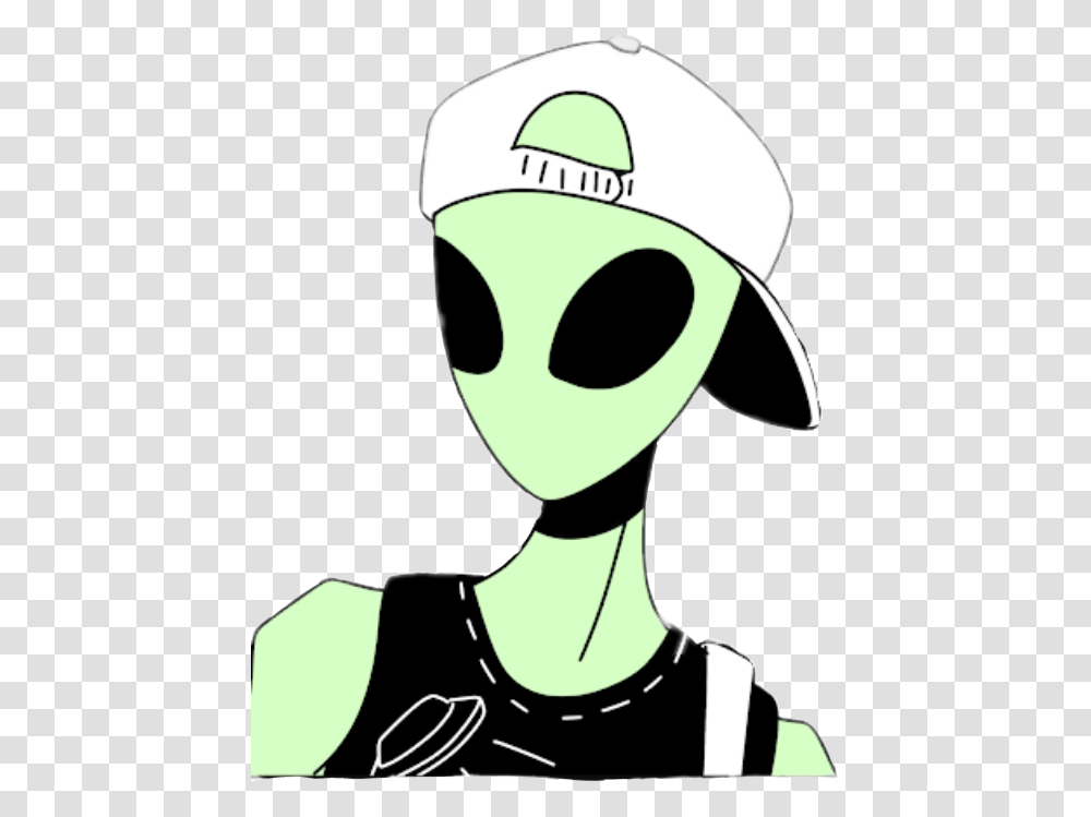 Aliens Alien Color Tumblr Alien, Helmet, Soccer Ball, Baseball Cap Transparent Png