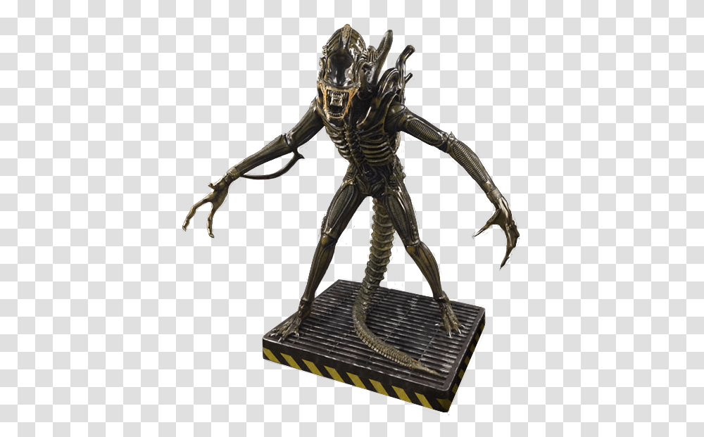 Aliens Alien Warrior Scale Life Size Statue Hollywood, Skeleton, Dinosaur, Reptile, Animal Transparent Png