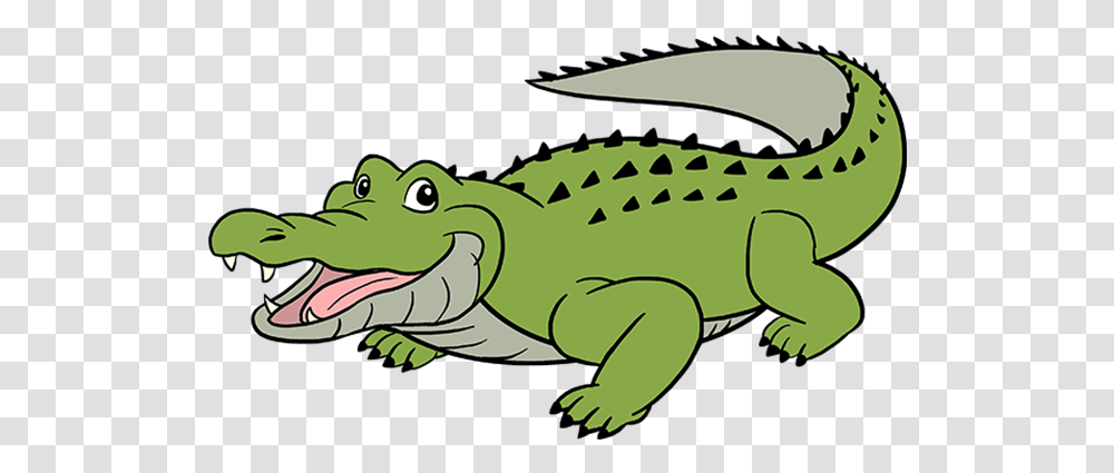 Aligator Drawing Alligator, Crocodile, Reptile, Animal Transparent Png