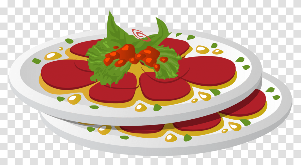 Alimentacin De La Placa Comida Cena Plato Plate Clipart Food, Dish, Meal, Platter, Birthday Cake Transparent Png