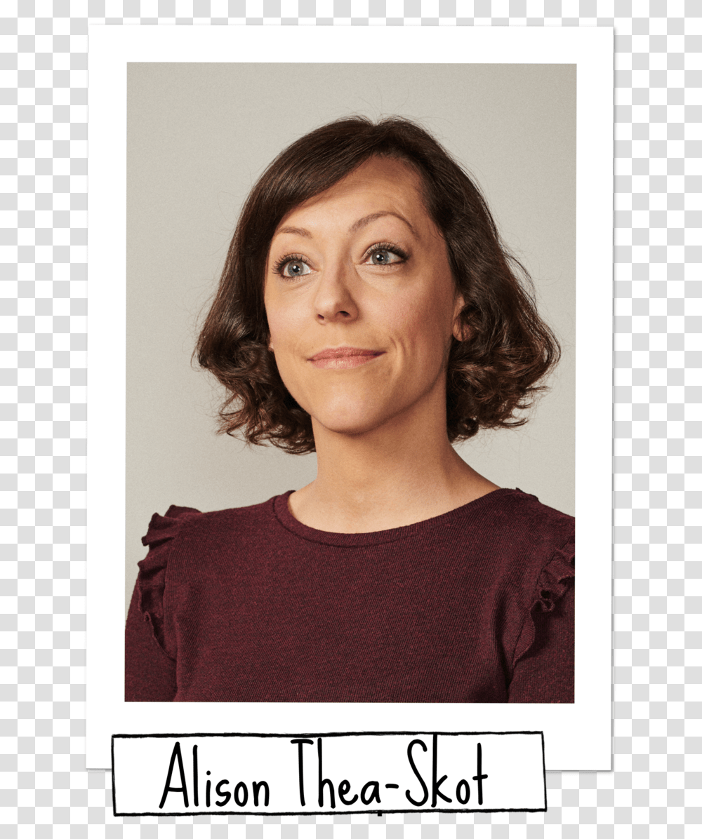 Alison Is A Critically Acclaimed Actress Comedian, Face, Person, Sleeve Transparent Png