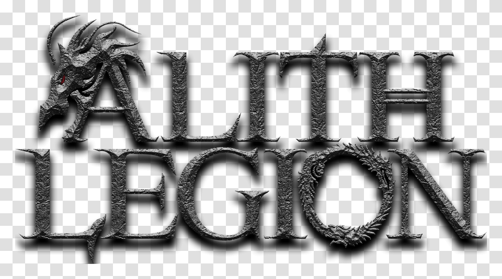 Alith Legion New Logo001 Graphic Design, Word, Alphabet, Gate Transparent Png