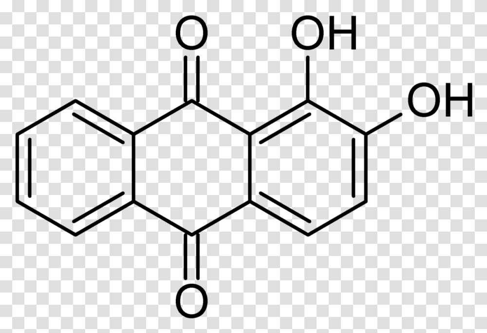 Alizarin Chemical Structure 2 Benzoylbenzoic Acid, Gray, World Of Warcraft Transparent Png