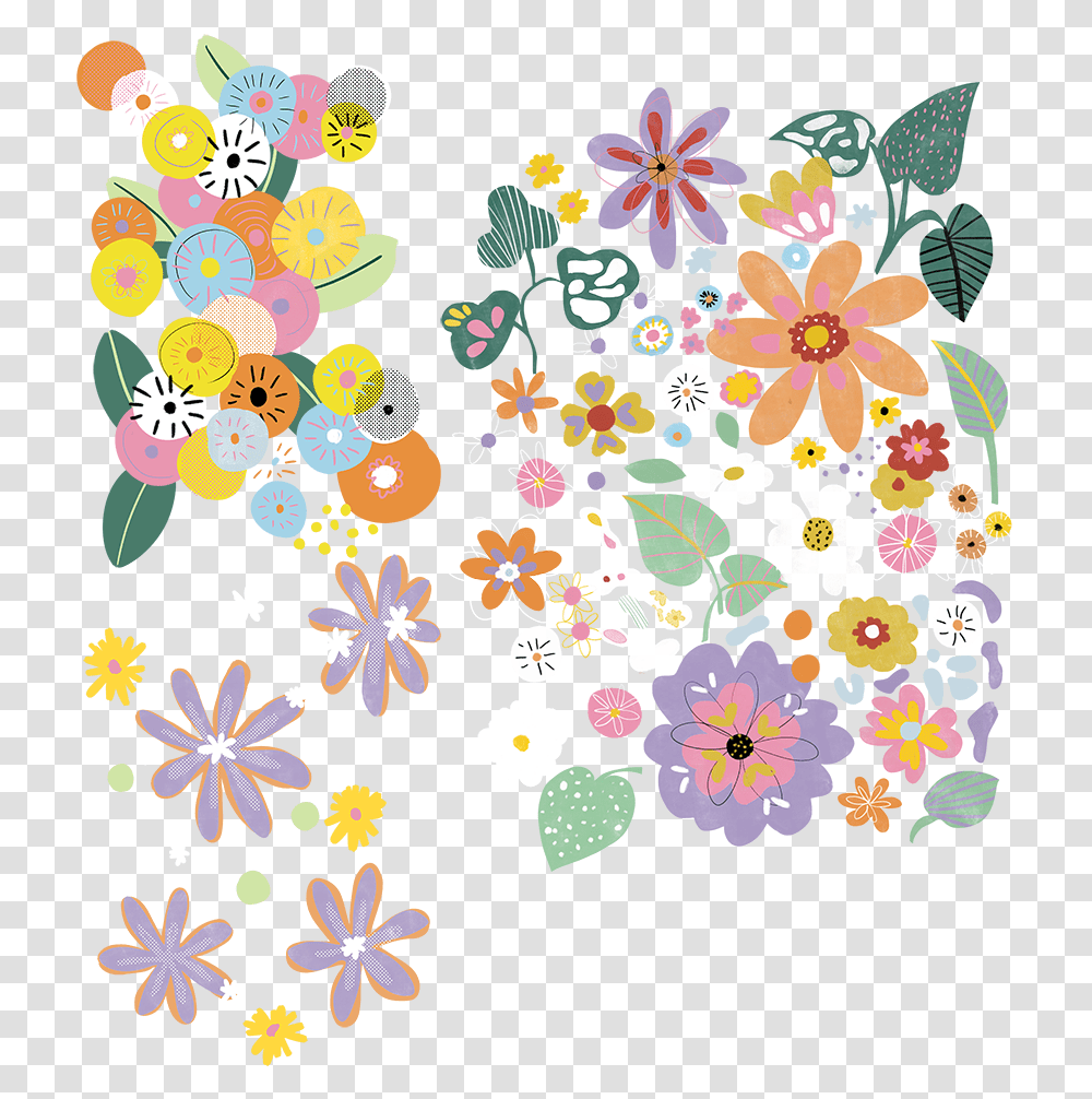 Alja Horvat Flower Shapes, Floral Design, Pattern Transparent Png