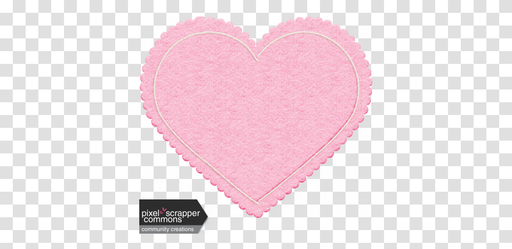 All About Hearts 2017 Felt Heart 01 Pink Graphic By Tina Pink Globe Heart, Rug, Applique, Lace Transparent Png