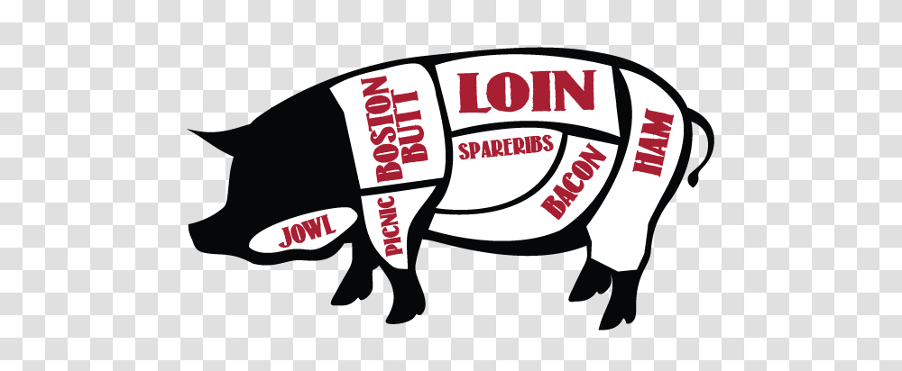 All About Pork Cuts, Label, Sticker, Word Transparent Png