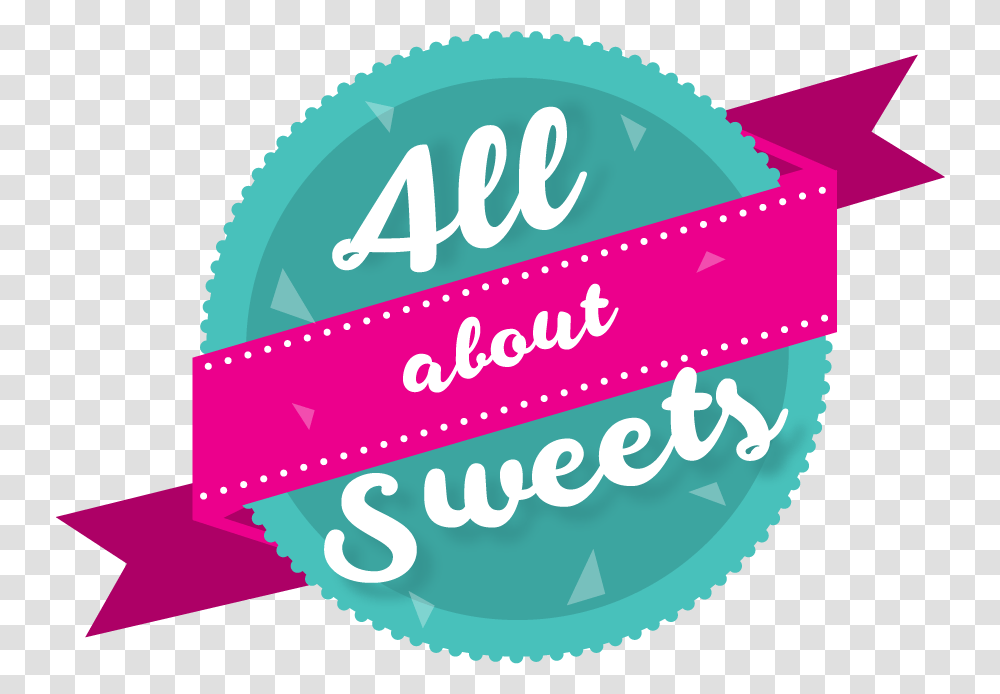 All About Sweets - Lovely Mixture Language, Label, Text, Logo, Symbol Transparent Png