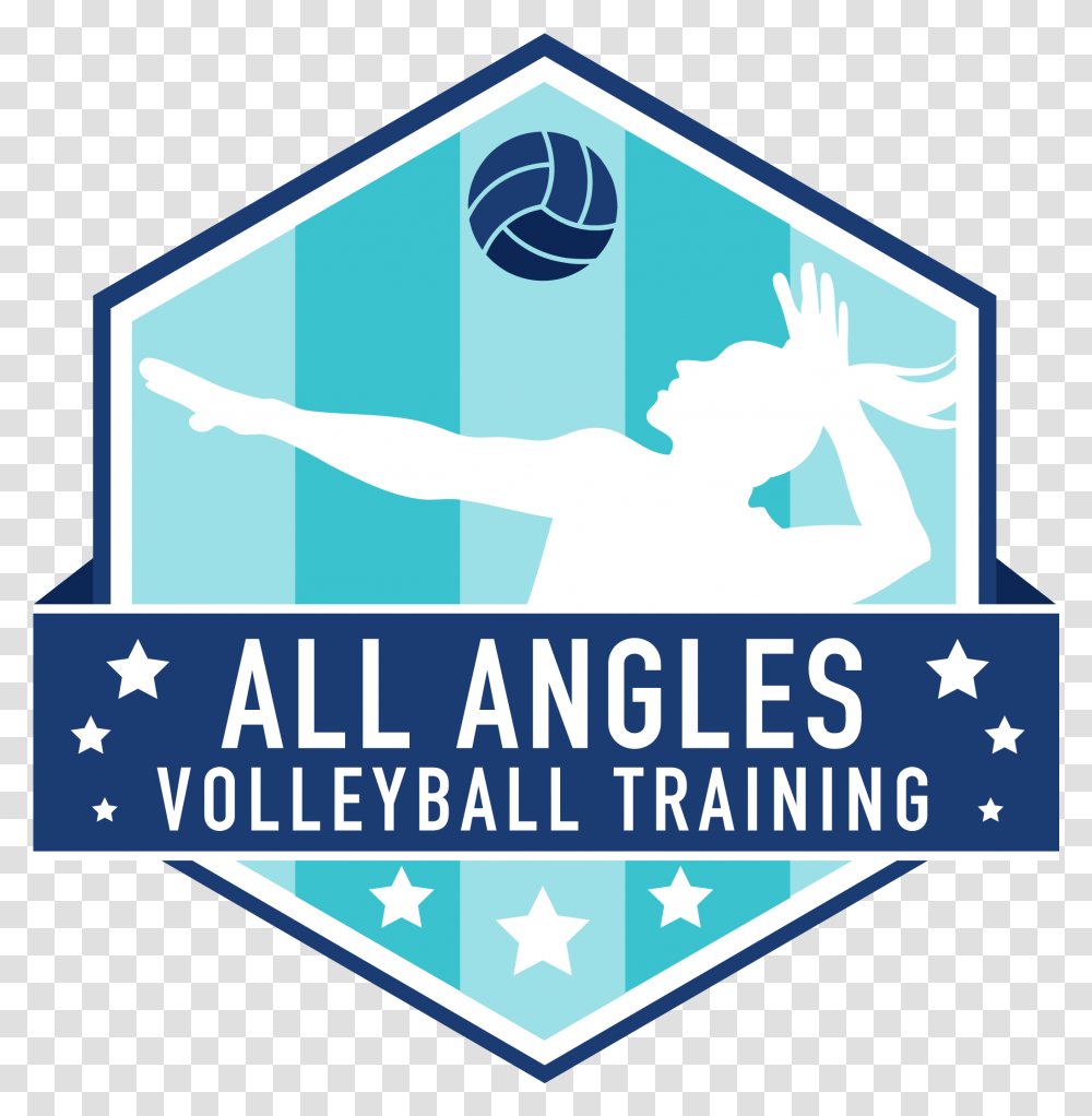 All Angles Volleyball Training Graphic Design, Logo, Poster Transparent Png