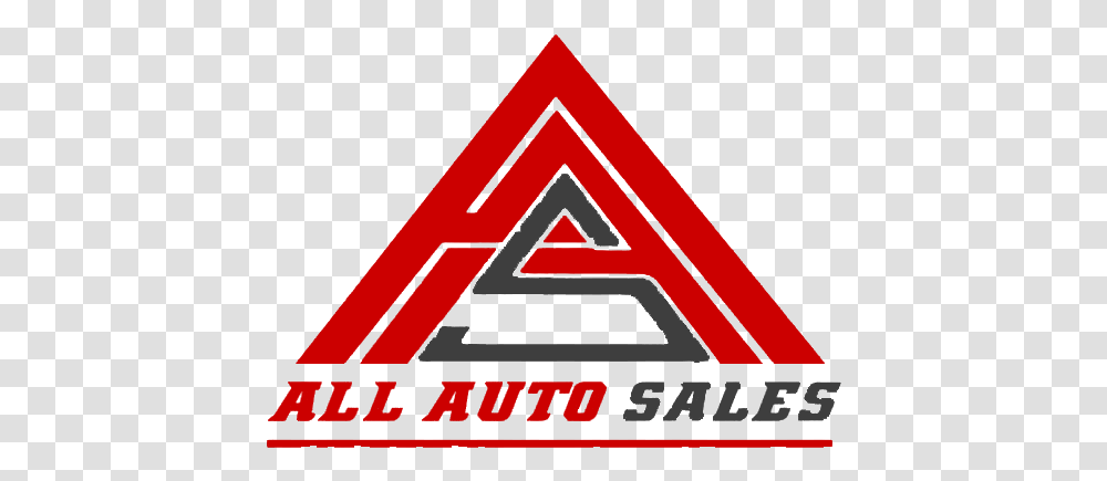 All Auto Sales Triangle Car Logo, Road Sign, Symbol Transparent Png