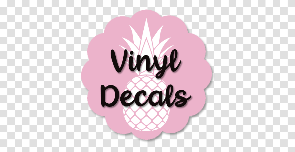 All Decals - Pink Pineapple Works Girly, Plant, Flower, Label, Text Transparent Png