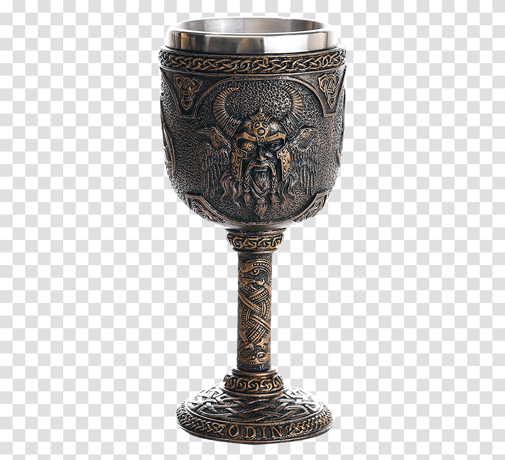 All Father Odin Goblet Dragon Goblets, Glass, Lamp, Bronze Transparent Png