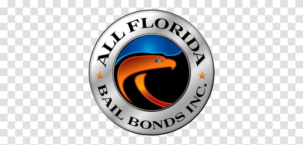 All Florida Bail Bonds Inc Emblem, Label, Text, Logo, Symbol Transparent Png