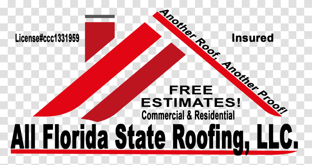 All Florida State Roofing Llc Logo Fire Danger Sign, Weapon, Weaponry, Word Transparent Png