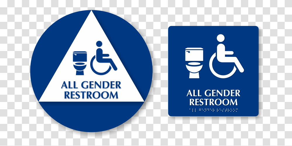 All Gender Restroom Signs Restroom Symbol All Gender, Road Sign Transparent Png