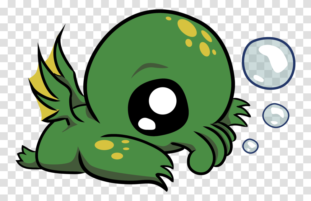 All Hail The God Cthulhu, Green, Floral Design Transparent Png