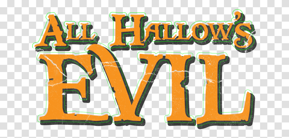 All Hallow S Evil Logo, Alphabet, Word, Number Transparent Png