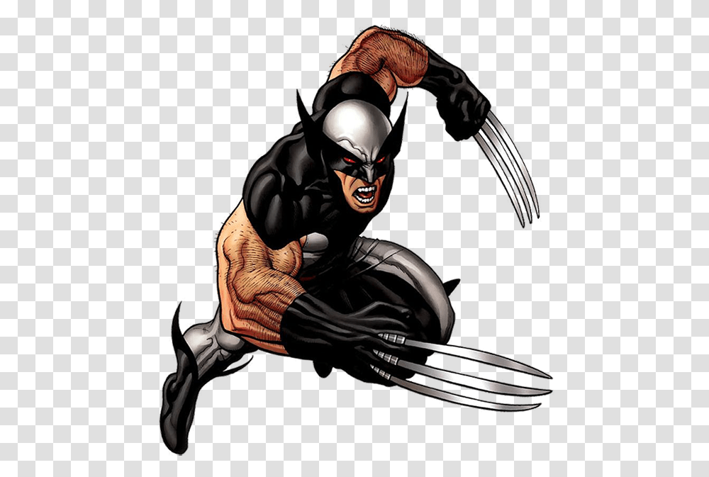 All Heroes Wolverine X Force, Hand, Person, Human, Helmet Transparent Png