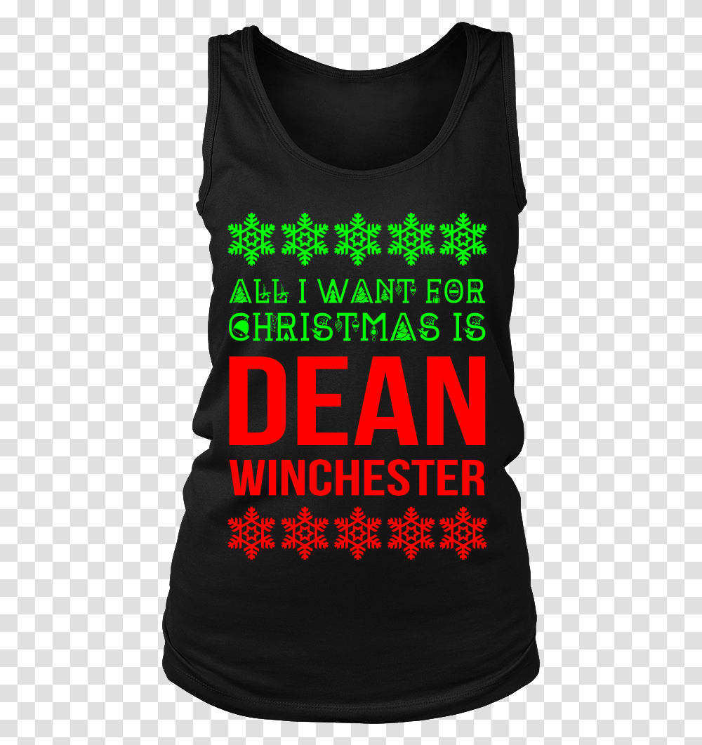 All I Want For Christmas Is Dean Winchester Active Tank, Pillow, Cushion, Poster, Advertisement Transparent Png