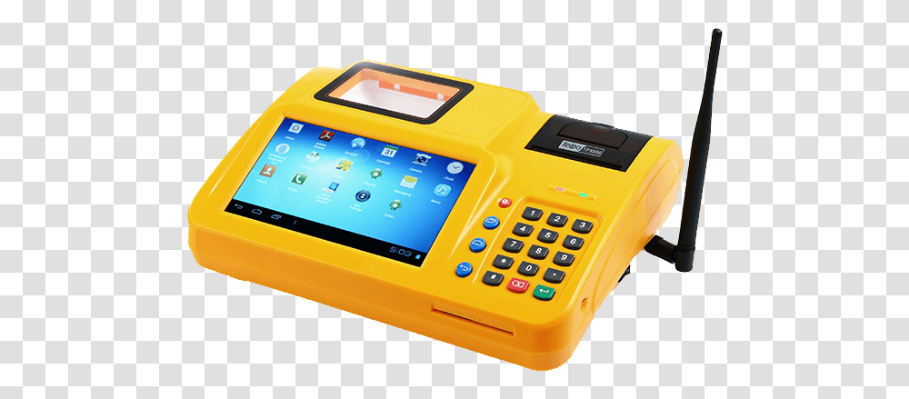 All In One Desktop Pos With Keypad Antenna Barcode Reader, Phone, Electronics, Mobile Phone, Cell Phone Transparent Png