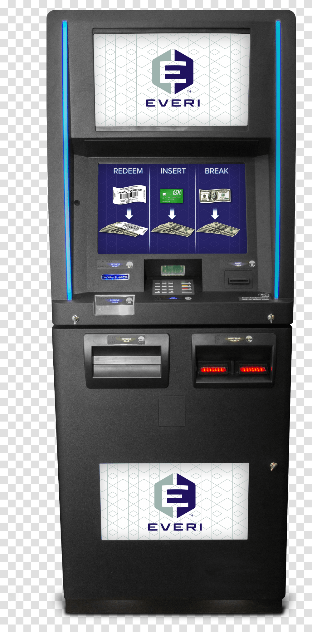 All In One Xchange Everi Games Ticket Redemption Machine Transparent Png