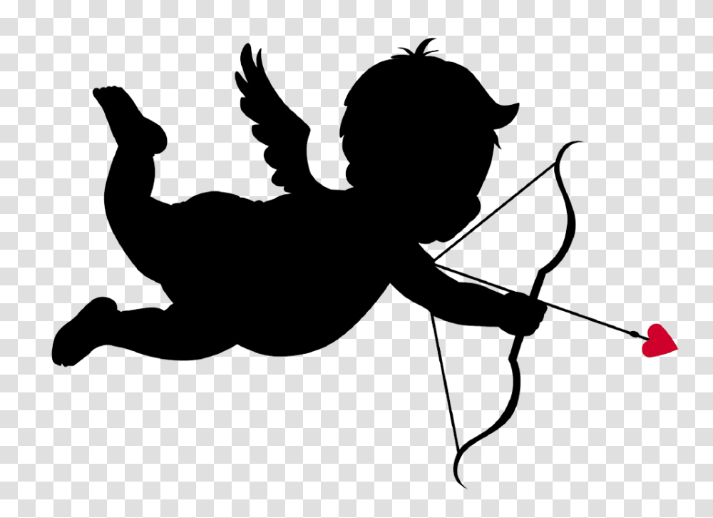 All Kinds Of Arrow Clipart, Person, Human, Cupid, Silhouette Transparent Png