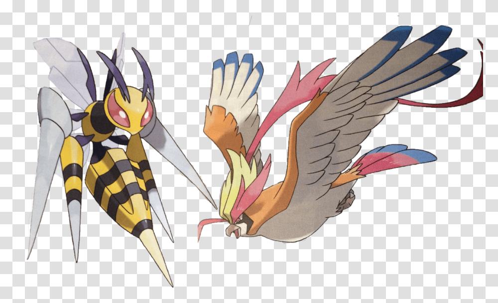 All Mega Flying Type Pokemon, Bird, Animal, Scissors, Wasp Transparent Png