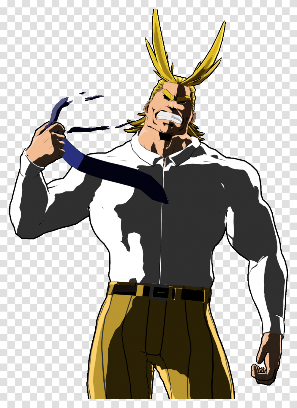 All Might 3d Animation Sound All Might Gif, Person, Human, Clothing, Apparel Transparent Png
