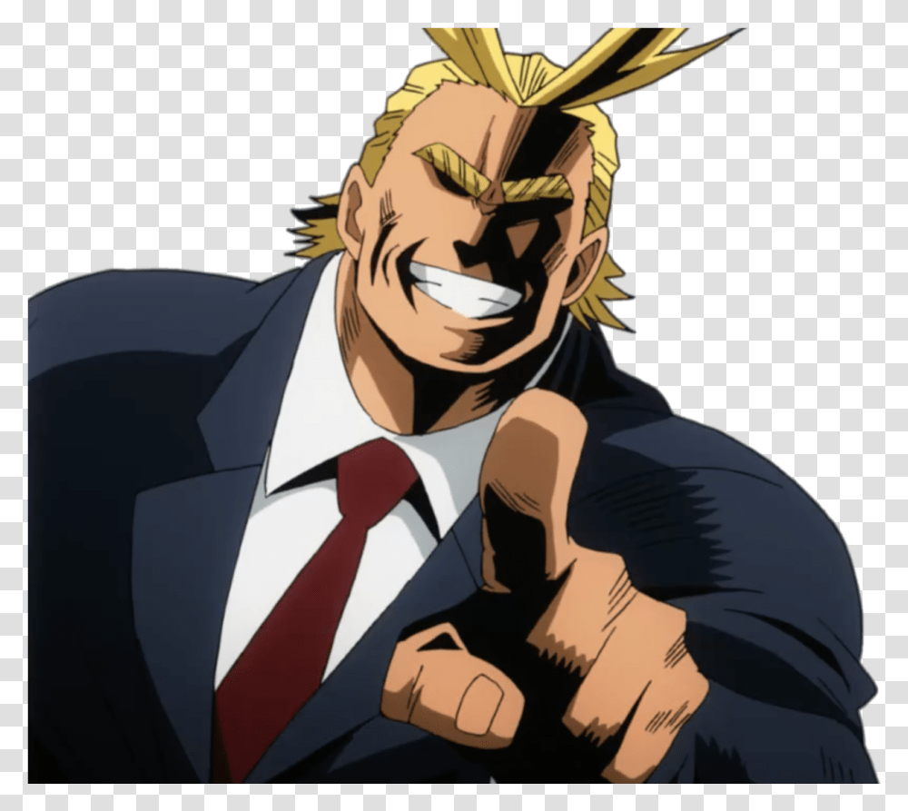 All Might Bnha All Might, Tie, Accessories, Accessory, Person Transparent Png