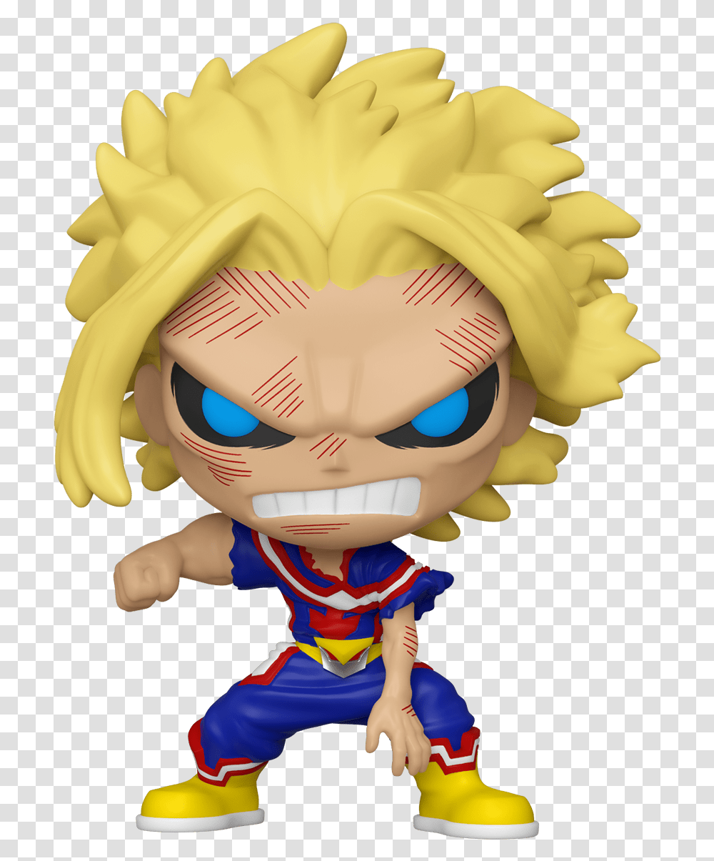 All Might Funko Pop, Doll, Toy, Person, Human Transparent Png