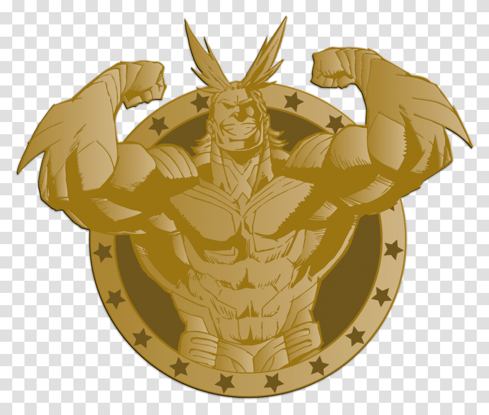 All Might, Hand, Gold, Food, Seafood Transparent Png