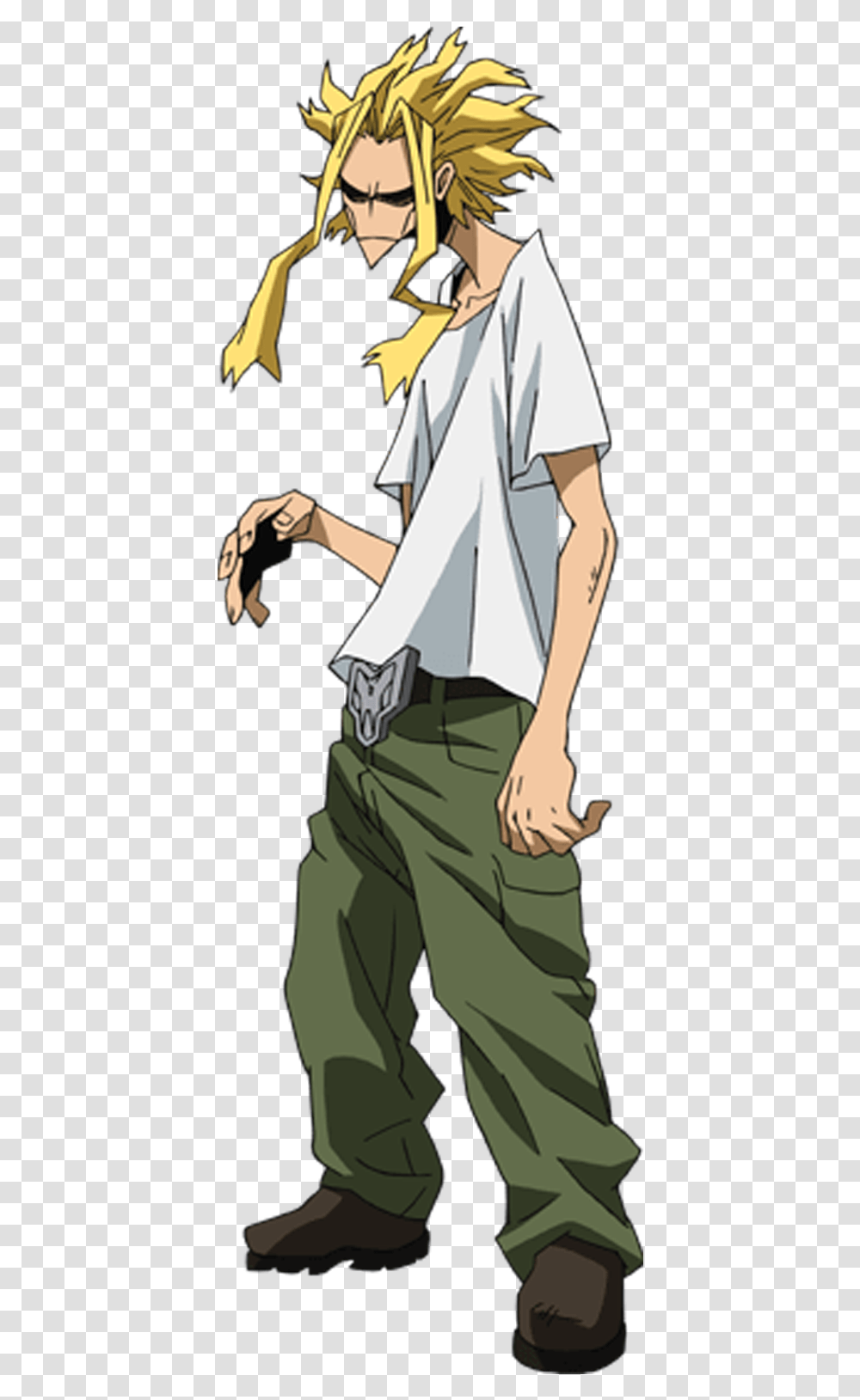All Might Muscle Form, Person, Tie, Accessories Transparent Png