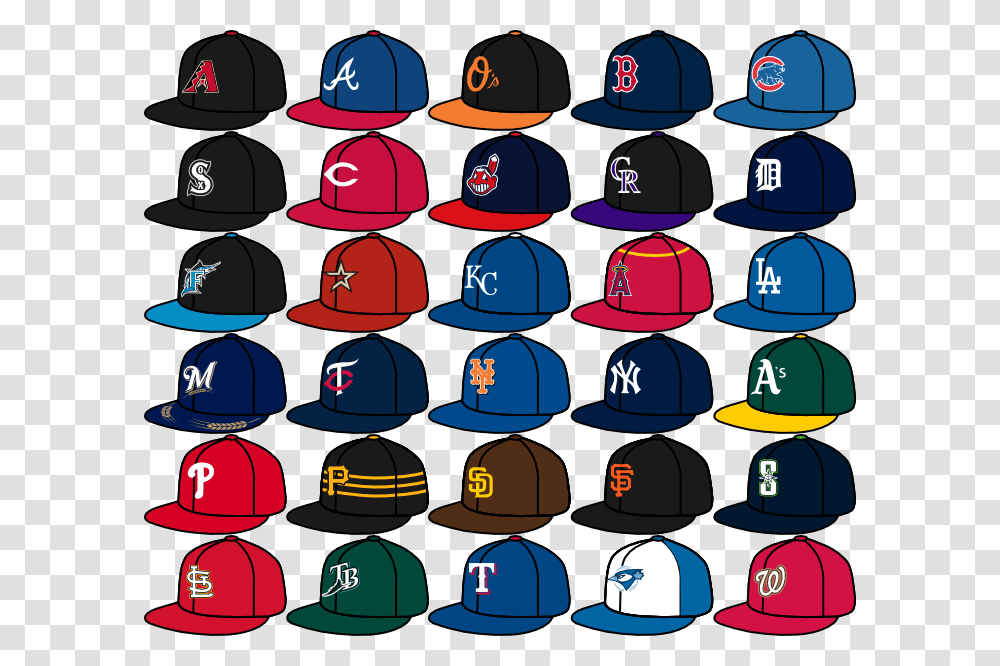 All Mlb Hat Logos, Apparel, Baseball Cap, Rug Transparent Png