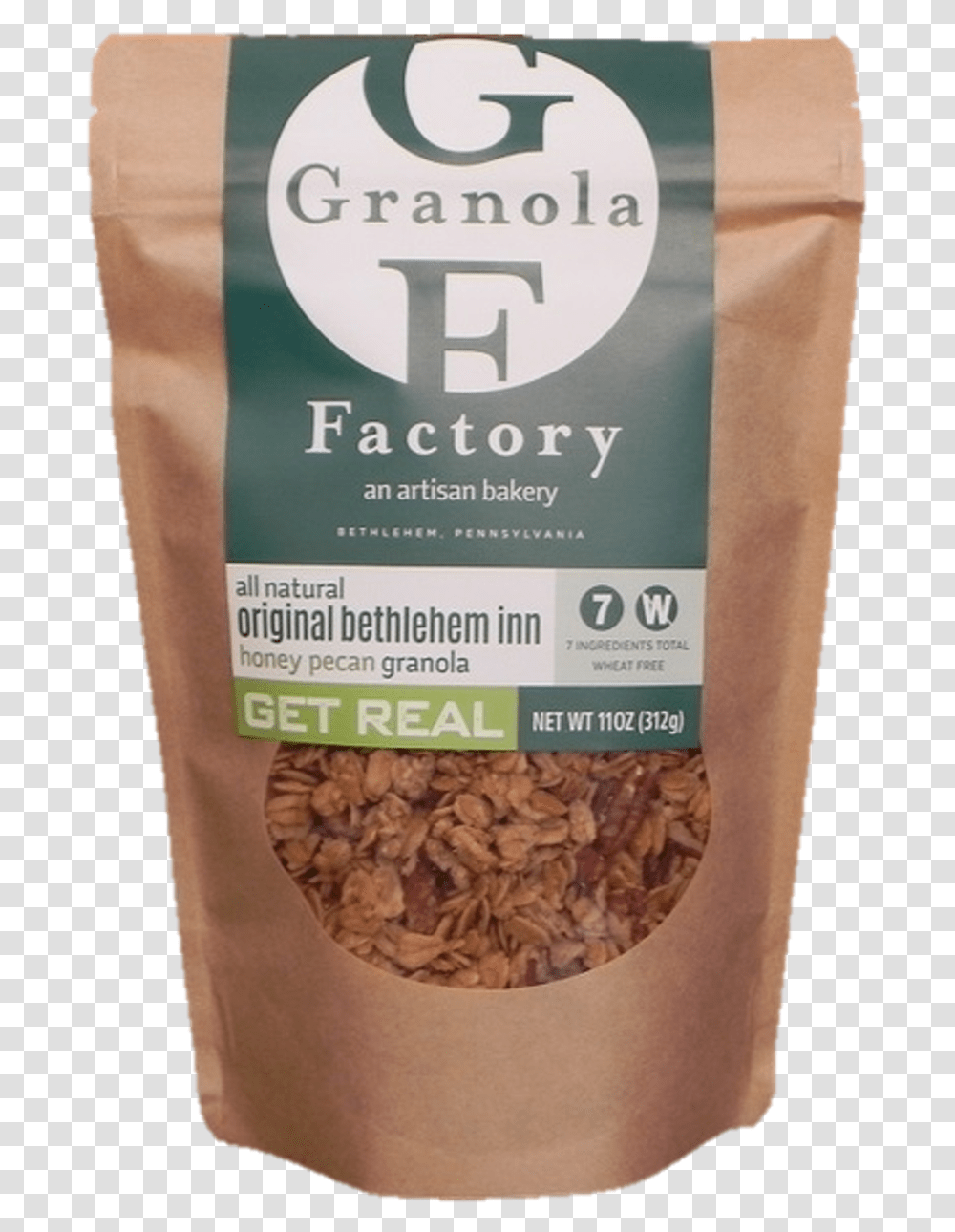 All Natural Honey Pecan Granola Bethlehem Granola Factory, Plant, Food, Vegetable, Nut Transparent Png