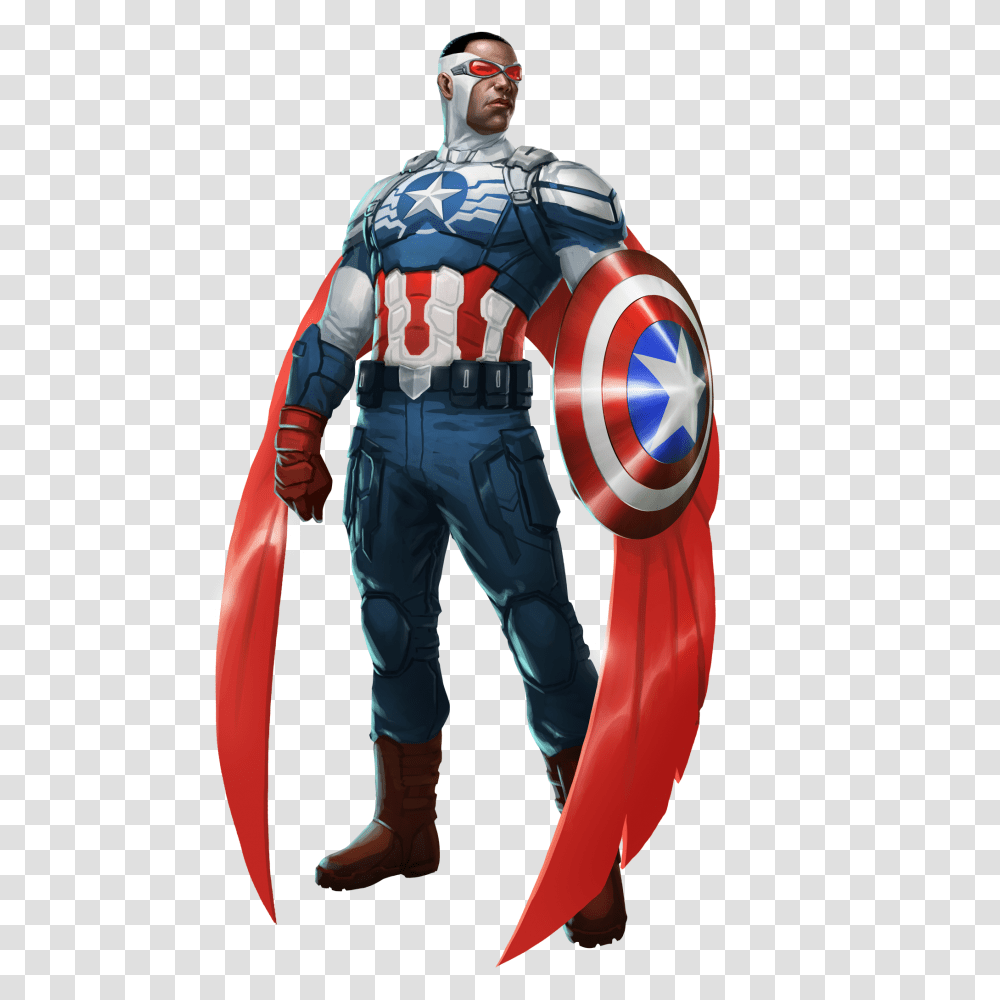 All New Captain America Comes To Marvel Puzzle Quest Demiurge, Person, Costume Transparent Png