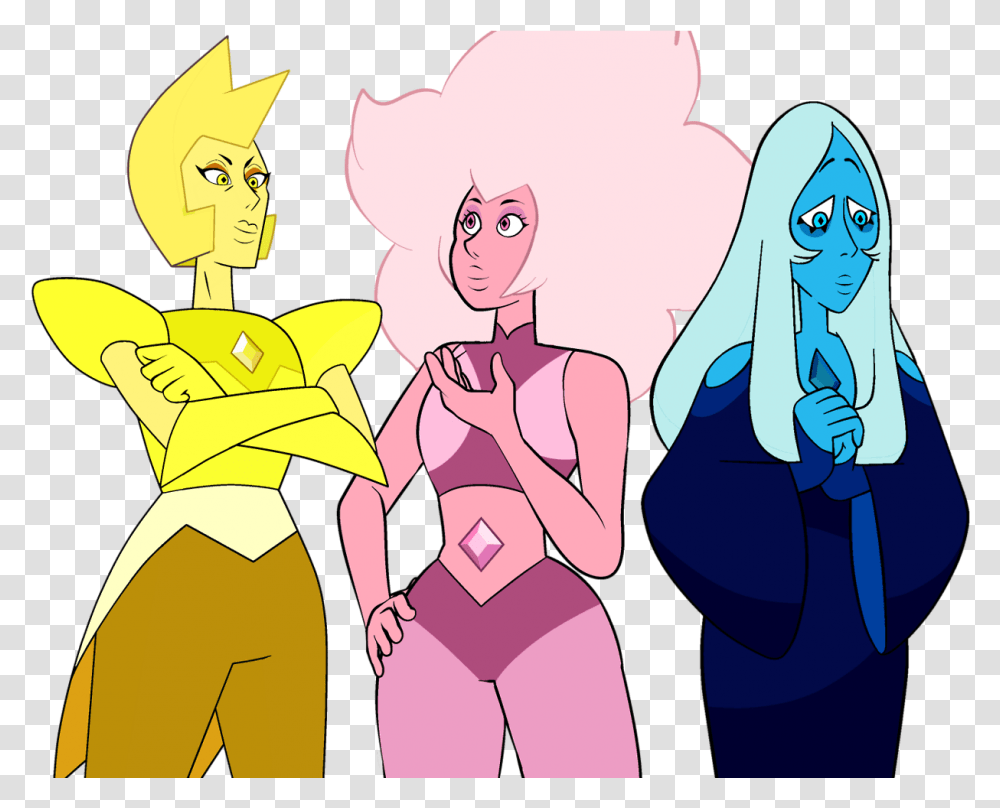 All Of The Diamonds In Steven Universe, Comics, Book, Person, People Transparent Png