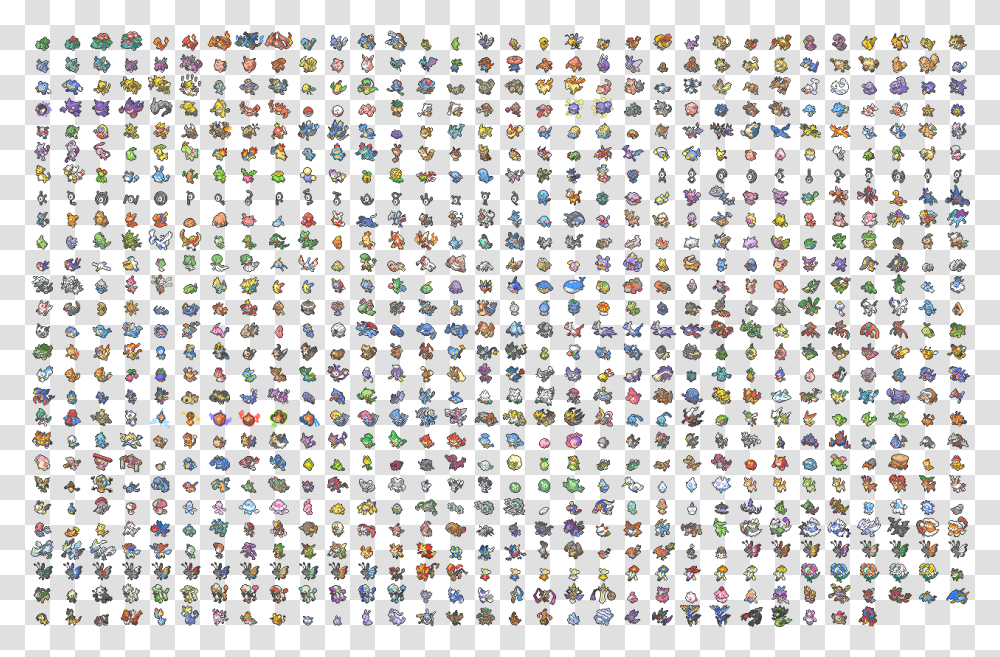 All Pokemon Box Sprites, Rug, Texture, Light, Lighting Transparent Png
