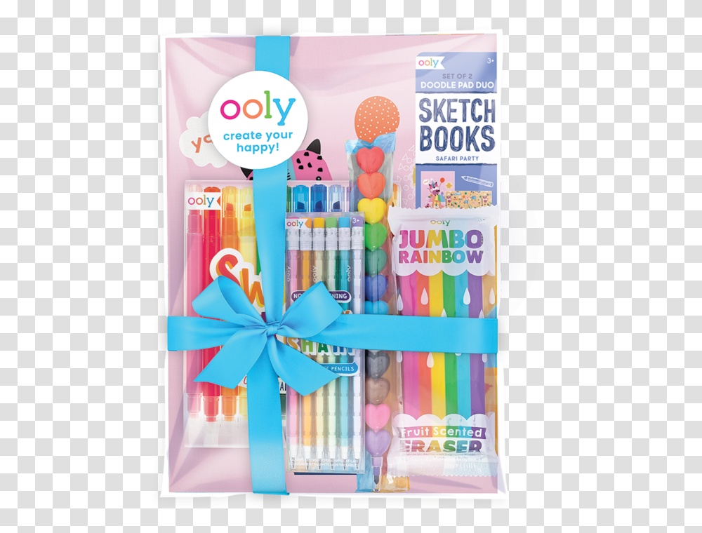 All Rainbows The Time Pack Ooly Happy Pack, Pencil Box, Ice Pop Transparent Png